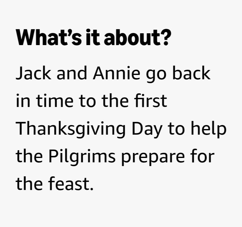 Thanksgiving on Thursday (Magic Tree House #27)