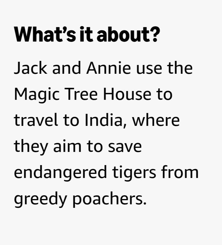 Tigers at Twilight (Magic Tree House)