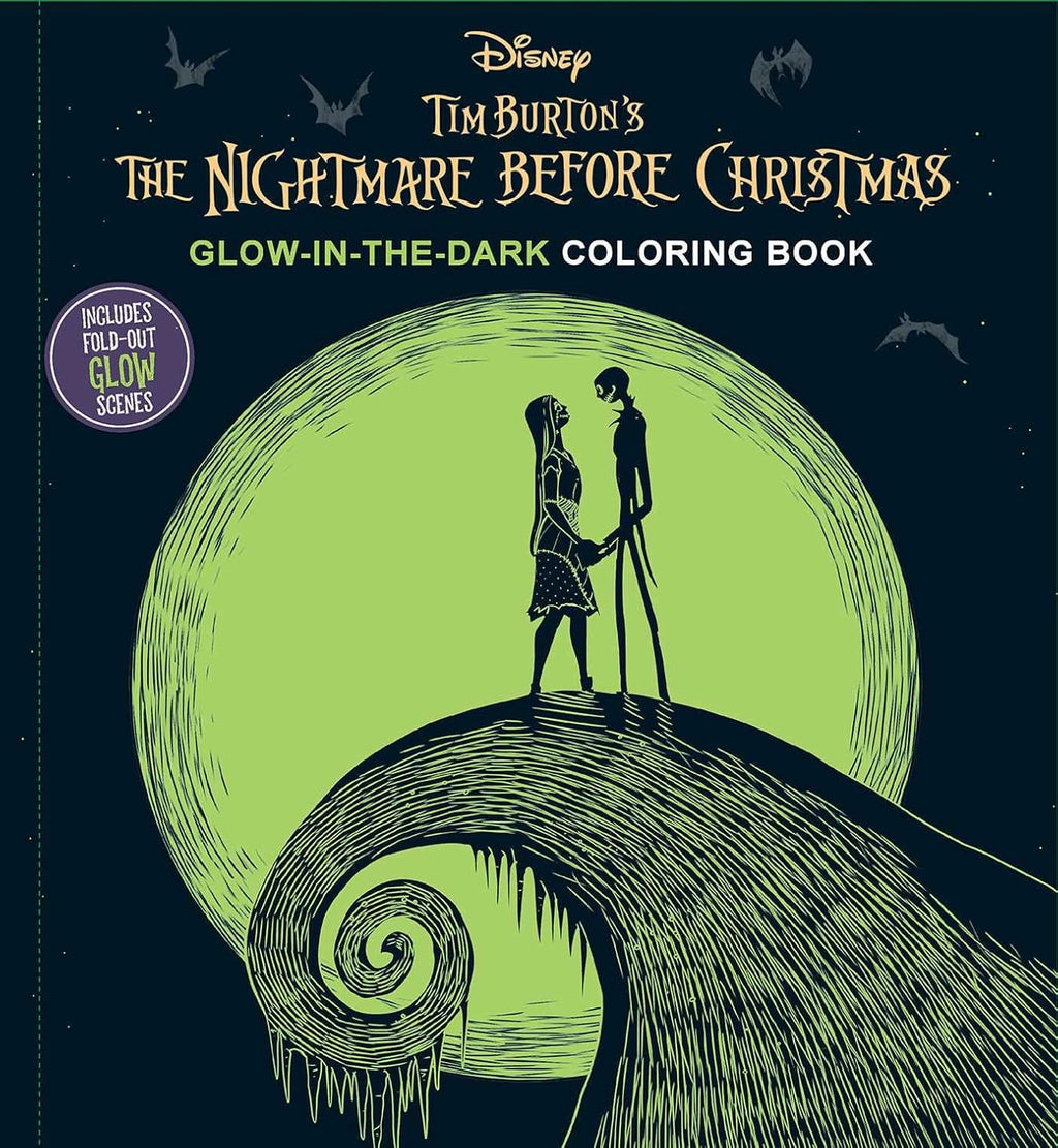 The Nightmare Before Christmas Glow-in-the-Dark Coloring Book - Disney Tim Burton's