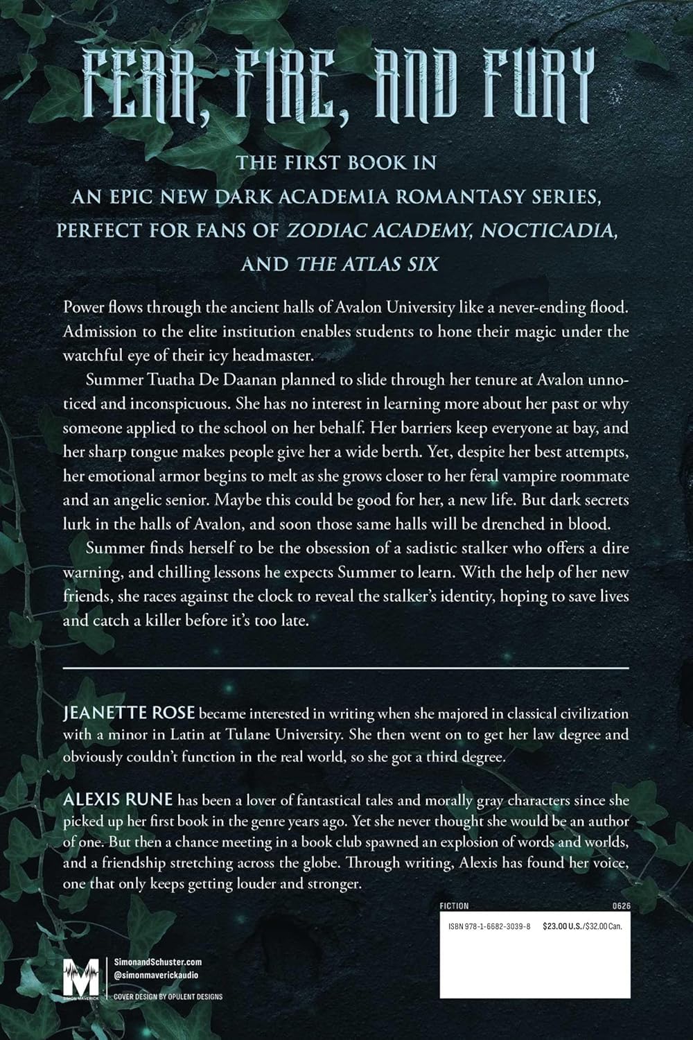Blood & Betrayals (Avalon University)