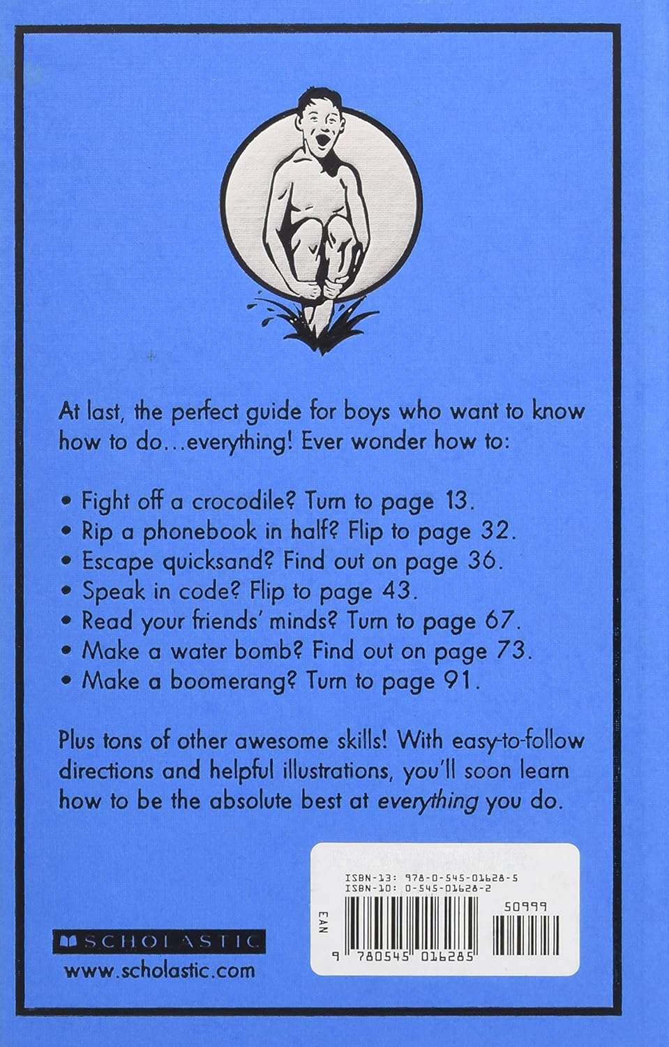 The Boys' Book: How to Be the Best at Everything (gently used book)