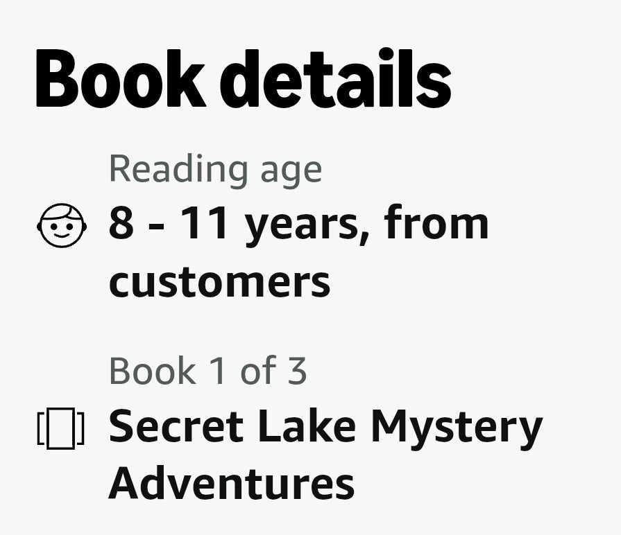 The Secret Lake: A children's mystery adventure (book 1 of 3 - Secret Lake Mystery Adventures)