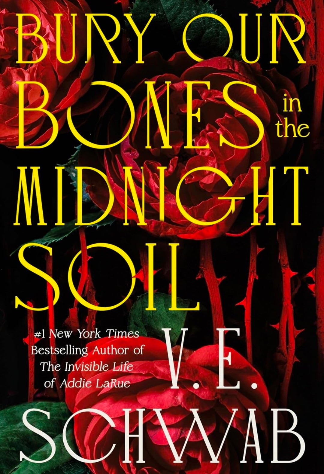 V. E. Schwab - 
Bury Our Bones in the Midnight Soil (red)