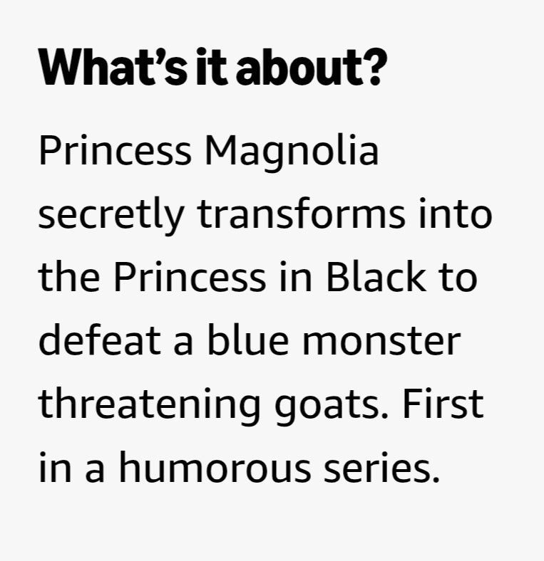 The Princess in Black
