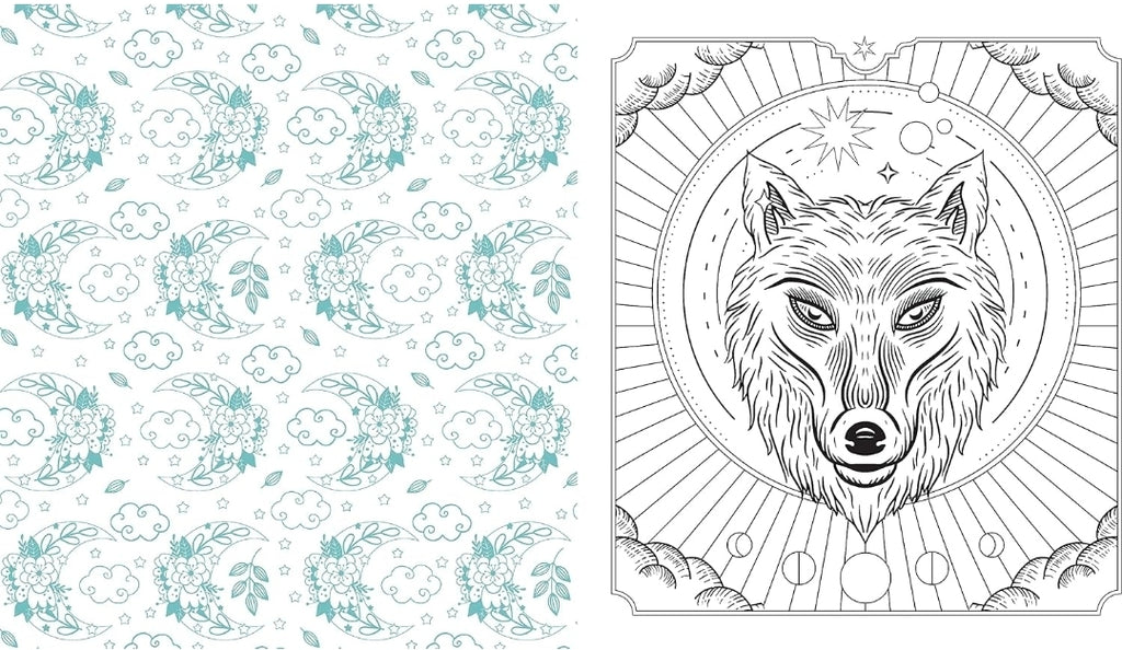 Moon Magic Coloring Book: Tap Into Your Mystical Potential (Chartwell Coloring Books)