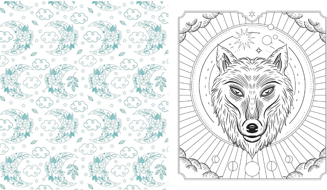 Moon Magic Coloring Book: Tap Into Your Mystical Potential (Chartwell Coloring Books)