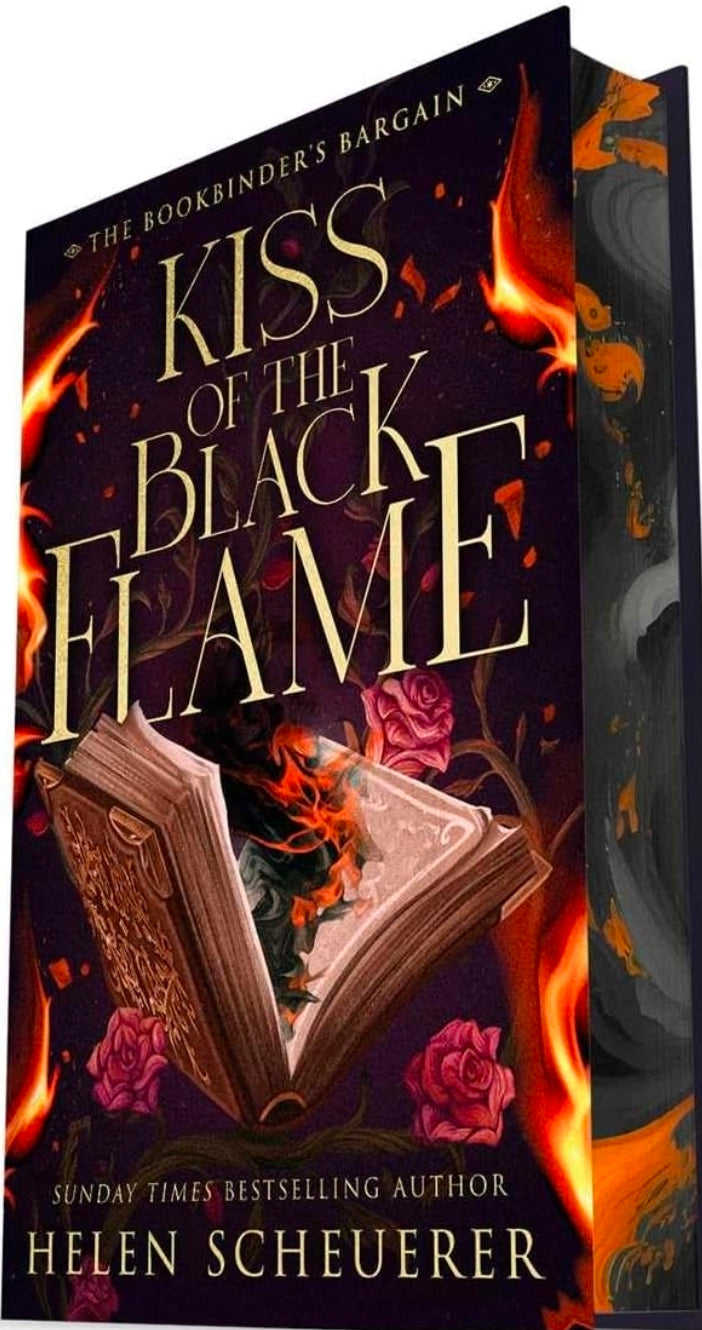 Kiss of the Black Flame: A Novel (The Bookbinder's Bargain)