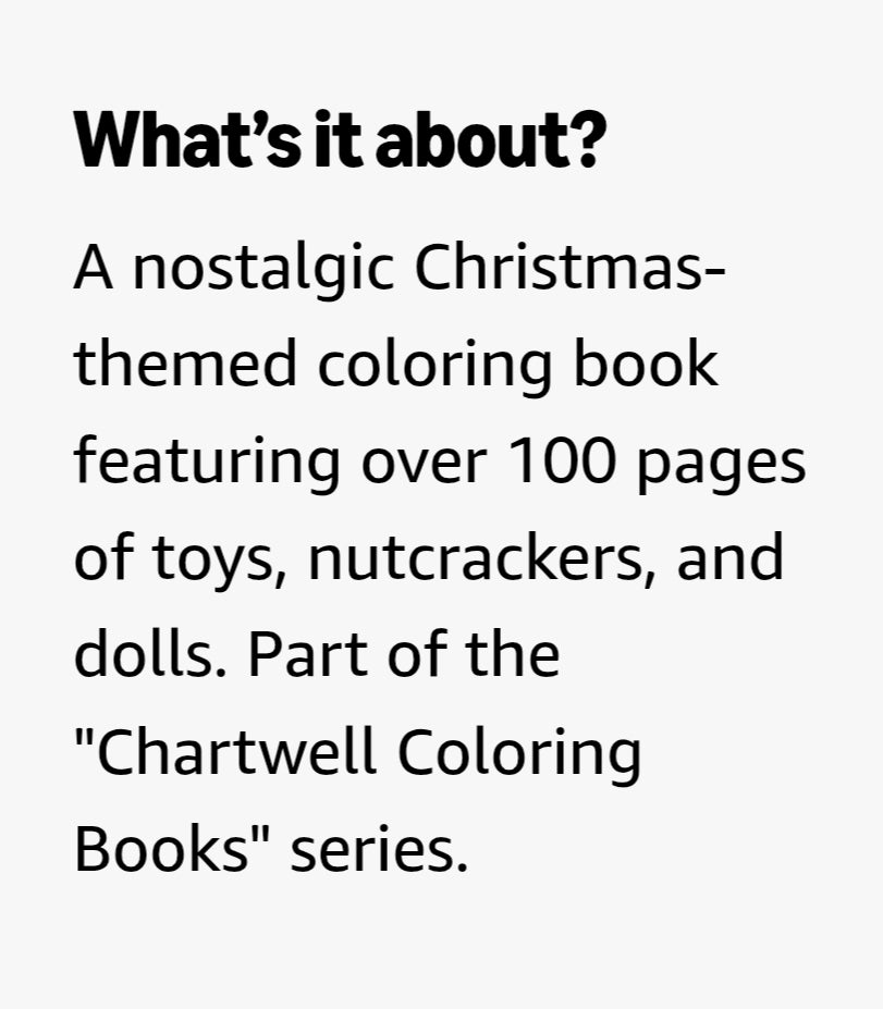 Little Toy Shop Coloring Book (Chartwell Coloring Books)