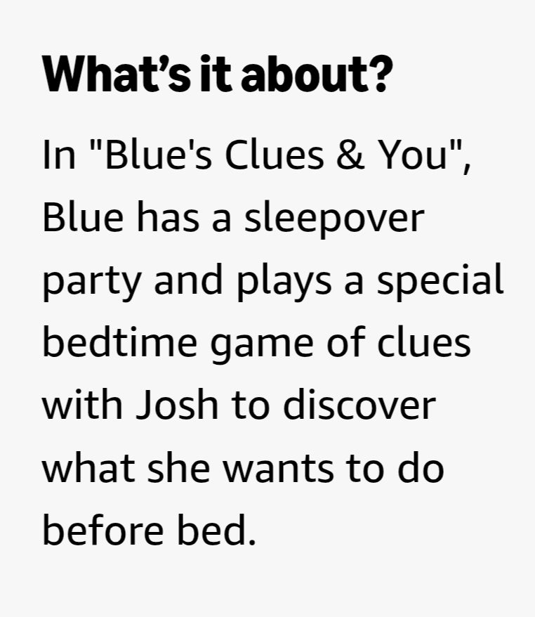 Night Night, Blue (Blue's Clues & You)