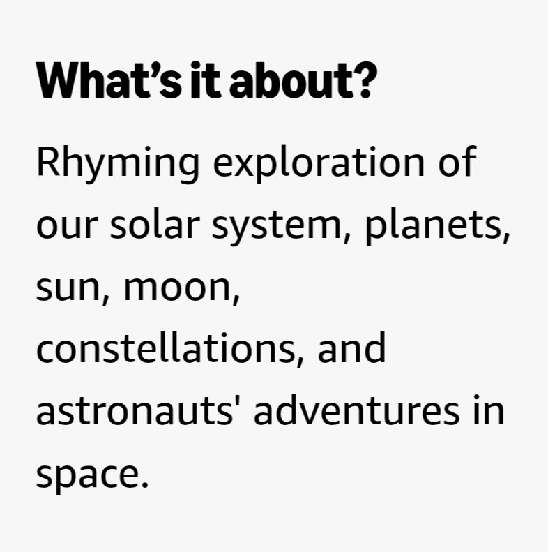There's No Place Like Space!                              All About Our Solar System