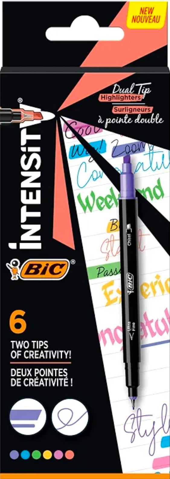 Dual-Tip Highlighters,