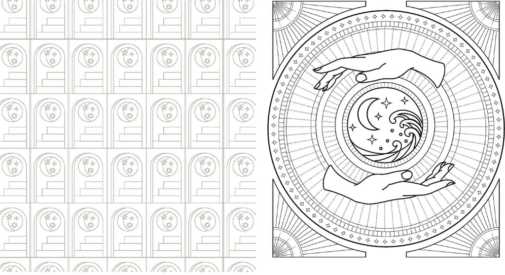 Moon Magic Coloring Book: Tap Into Your Mystical Potential (Chartwell Coloring Books)