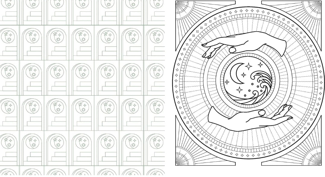 Moon Magic Coloring Book: Tap Into Your Mystical Potential (Chartwell Coloring Books)