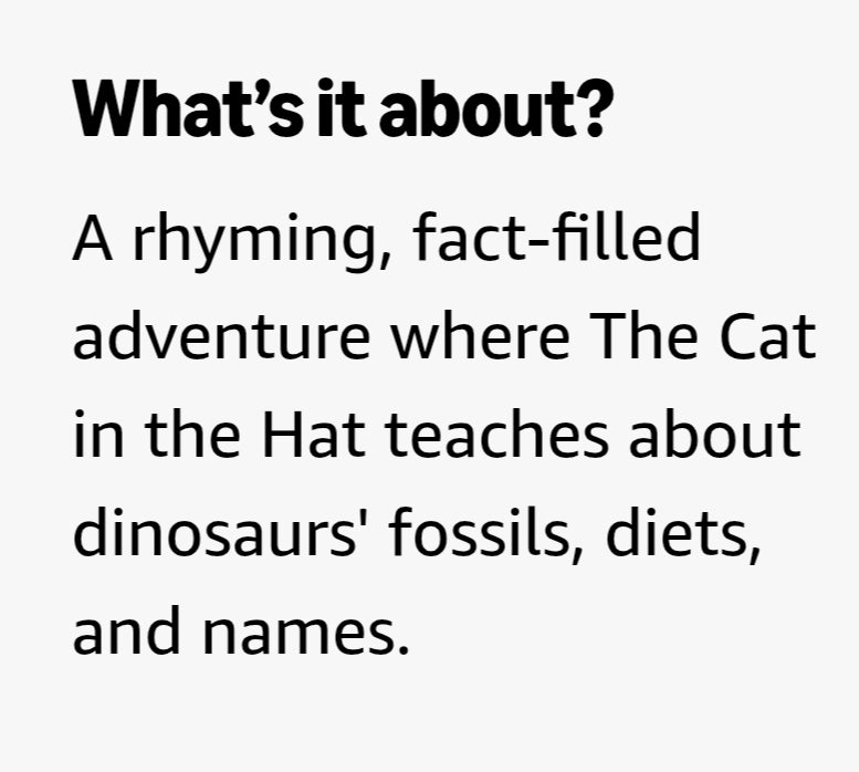 Oh Say Can You Say Di-no-saur?                      All About Dinosaurs.     (The Cat in the Hat's Learning Library)