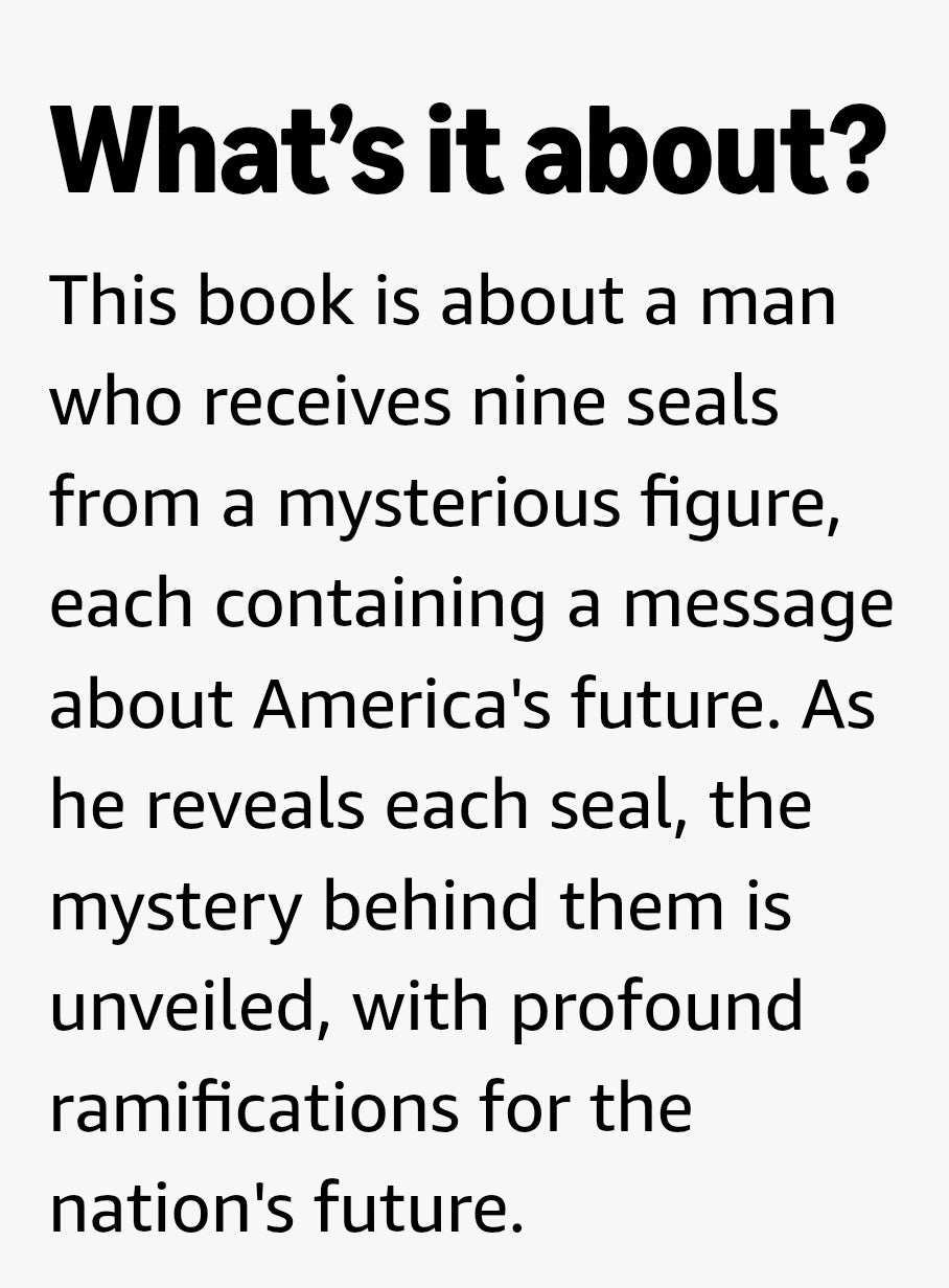 The Harbinger: The Ancient Mystery That Holds the Secret of America's Future (book 1 of 2)