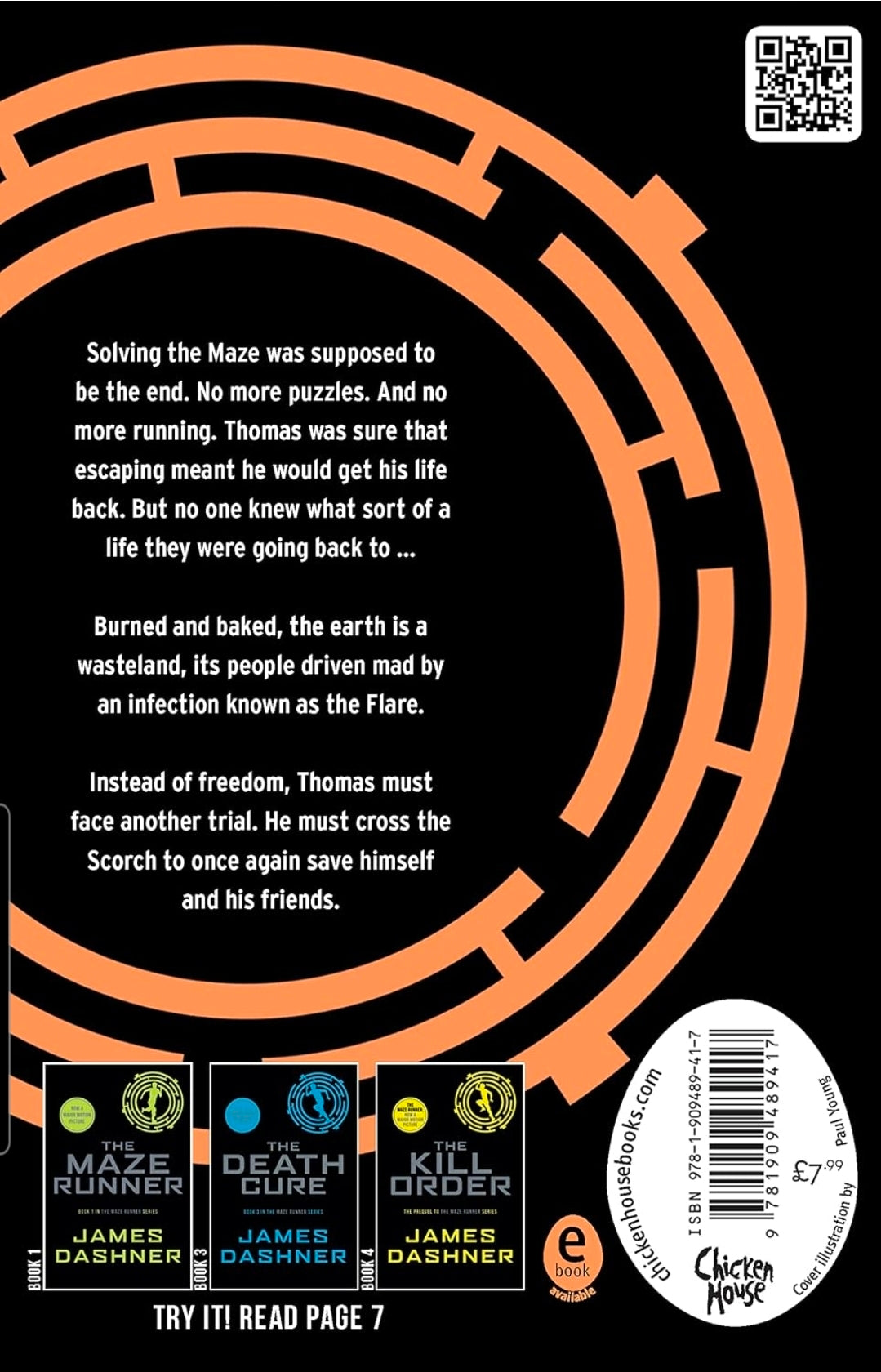 Maze Runner 2 The Scorch Trials

Book 2 of 5: The Maze Runner