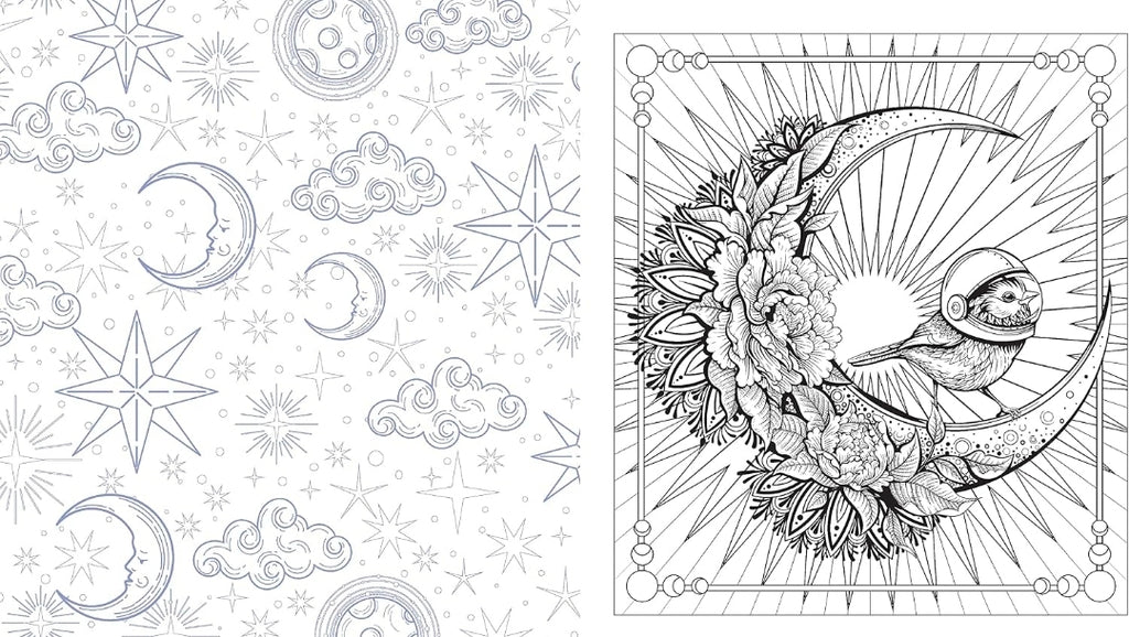 Moon Magic Coloring Book: Tap Into Your Mystical Potential (Chartwell Coloring Books)