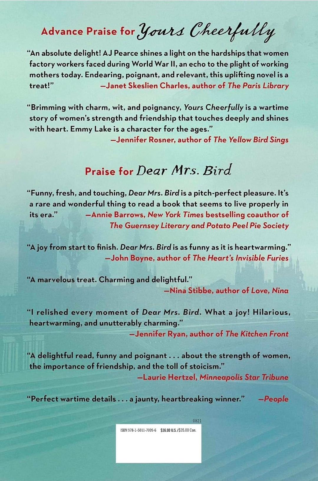 Yours Cheerfully: A Novel (book 2 of 4) (The Emmy Lake Chronicles)