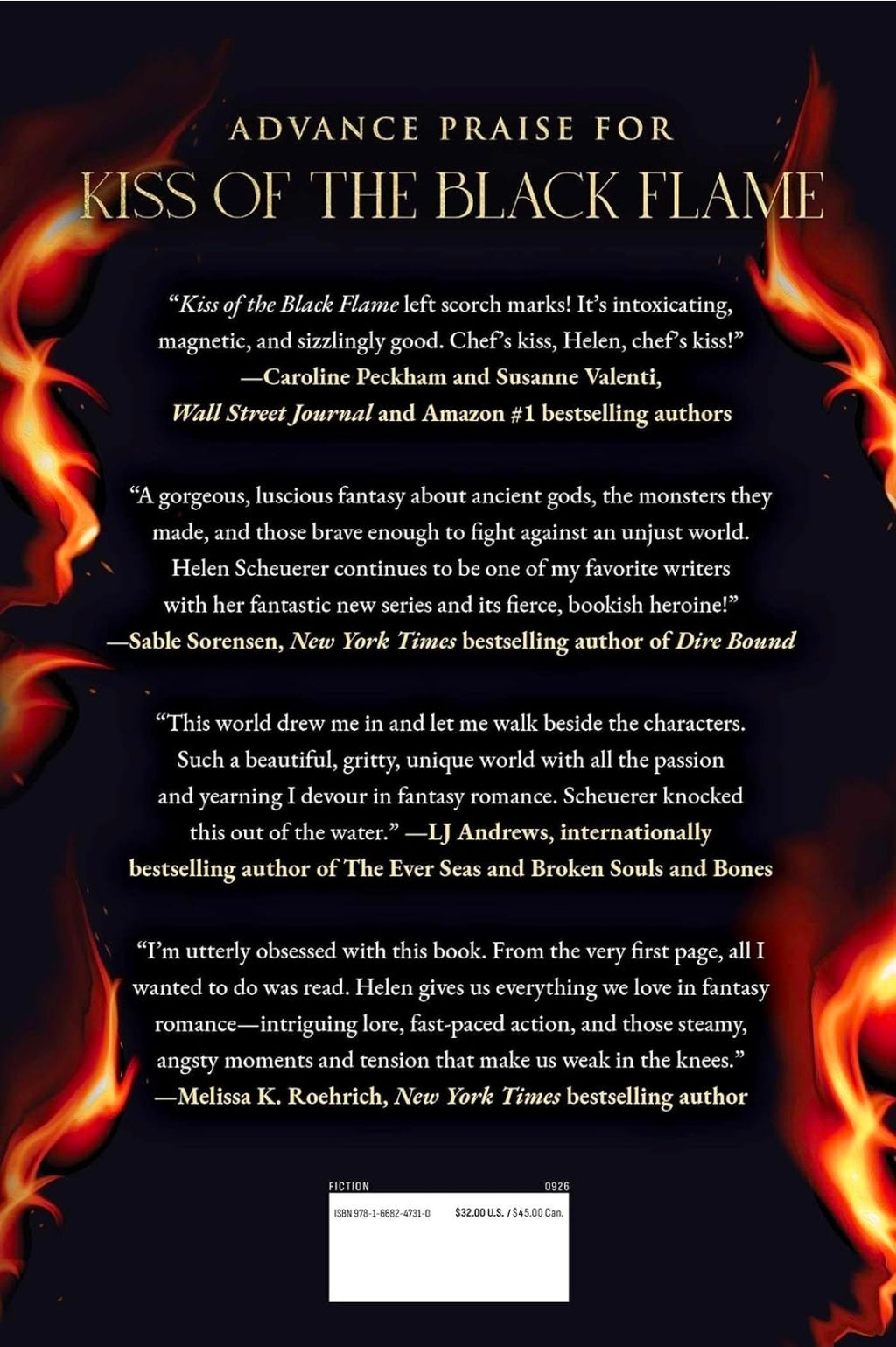 Kiss of the Black Flame: A Novel (The Bookbinder's Bargain)