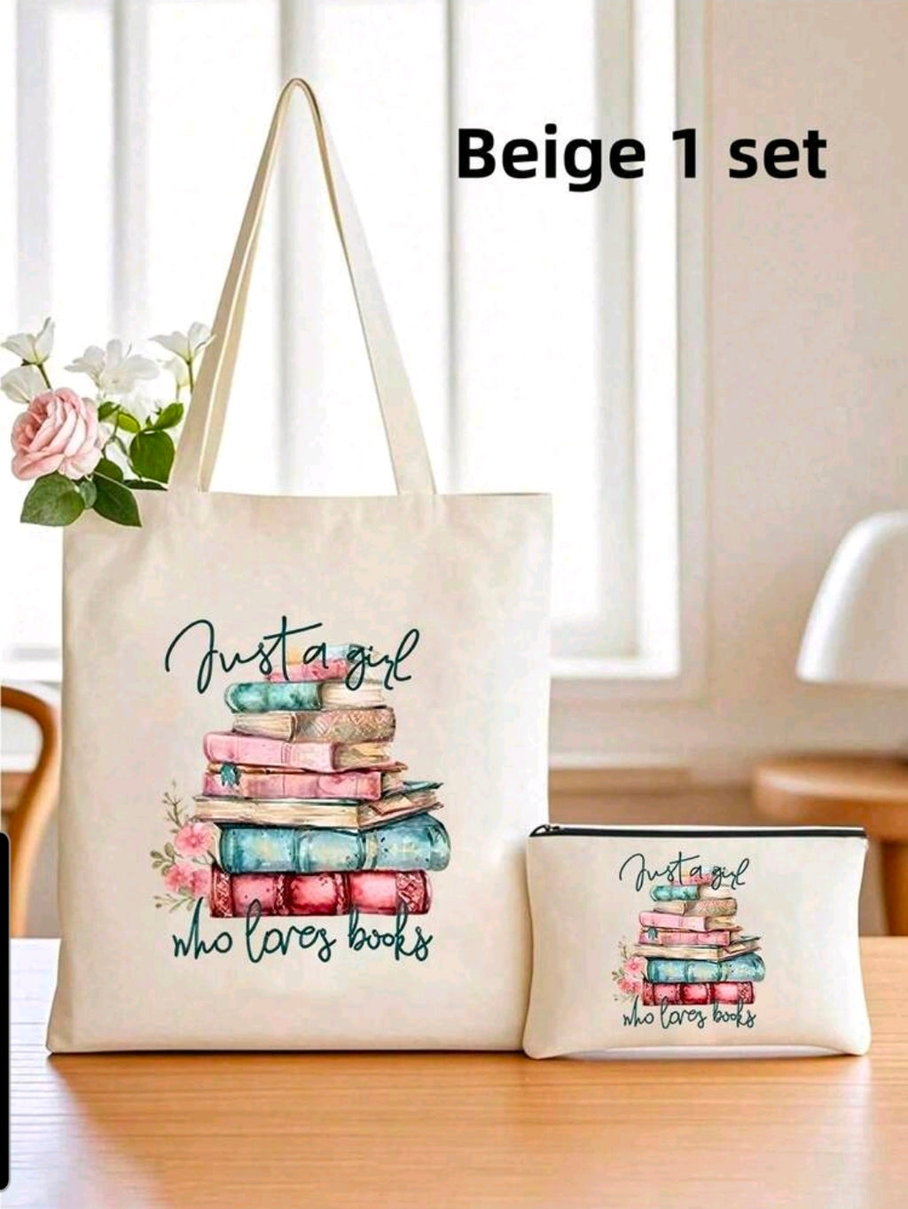 Tote and zipper bag