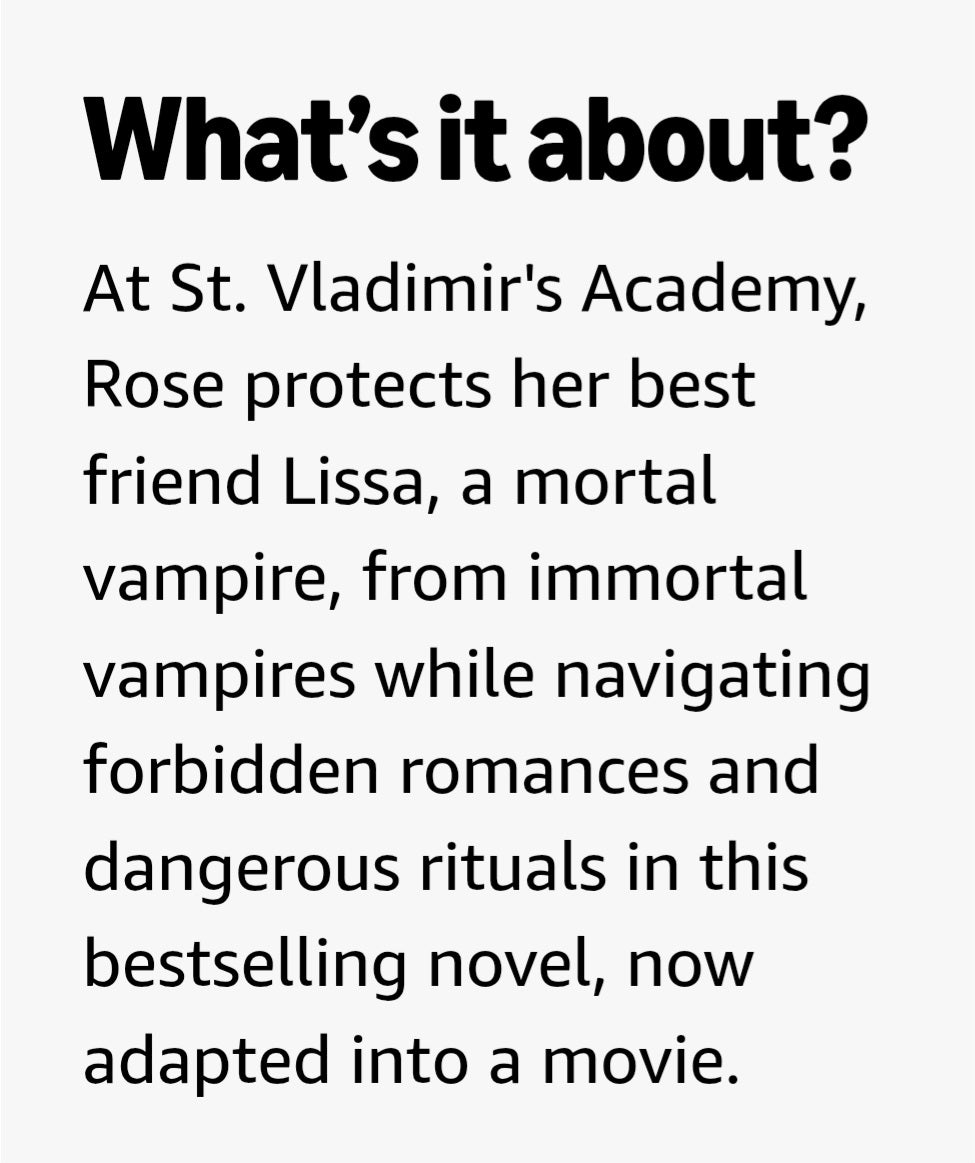 Vampire Academy #1
