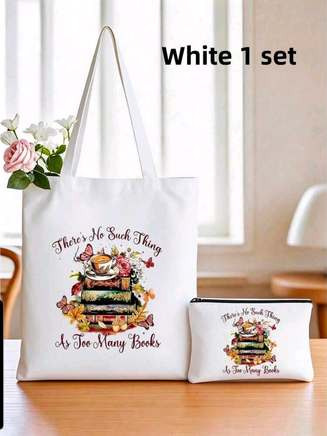 Tote and zipper bag