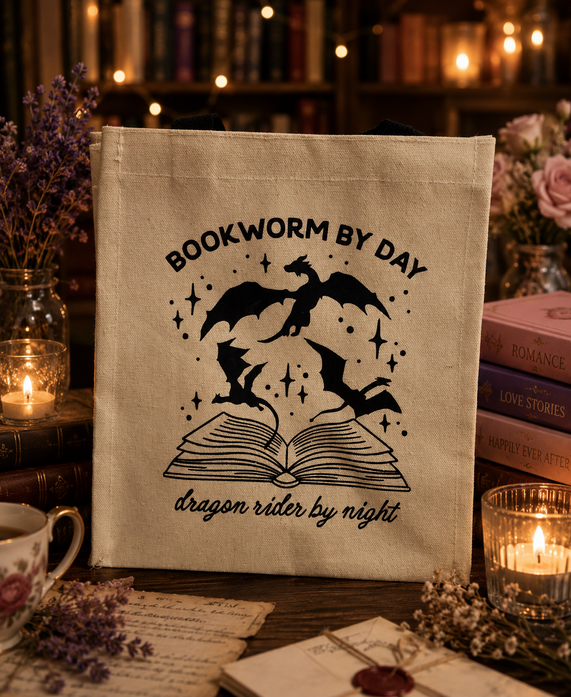 Dragon rider by night - tote
