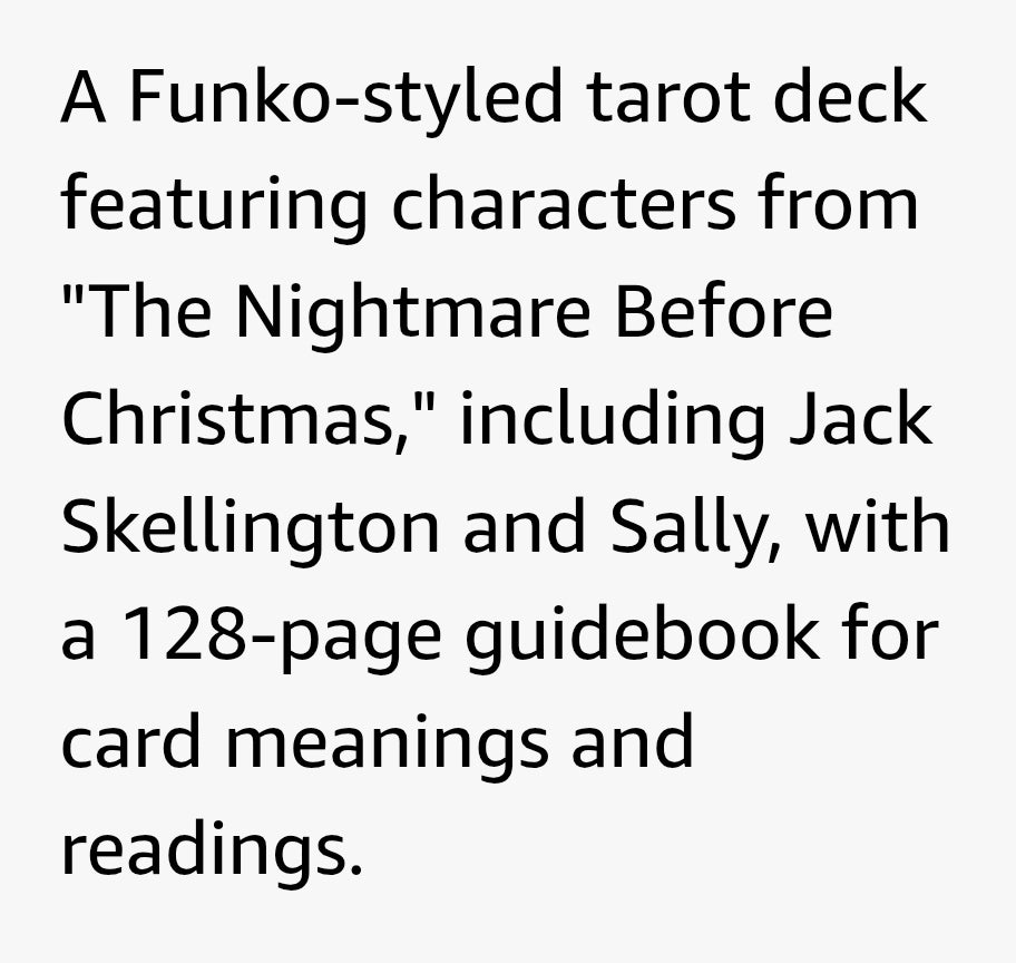 Funko: The Nightmare Before Christmas Tarot Deck and Guidebook