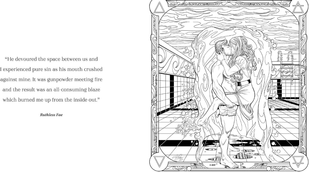 The Official Zodiac Academy Coloring Book: